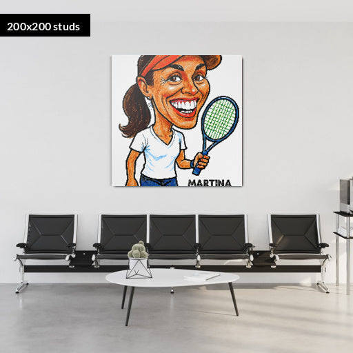 200*200studs, 160*160cm, 63*63inch