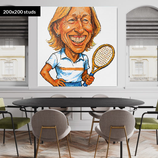 200*200studs, 160*160cm, 63*63inch