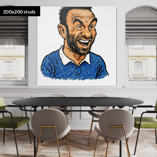 200*200studs, 160*160cm, 63*63inch