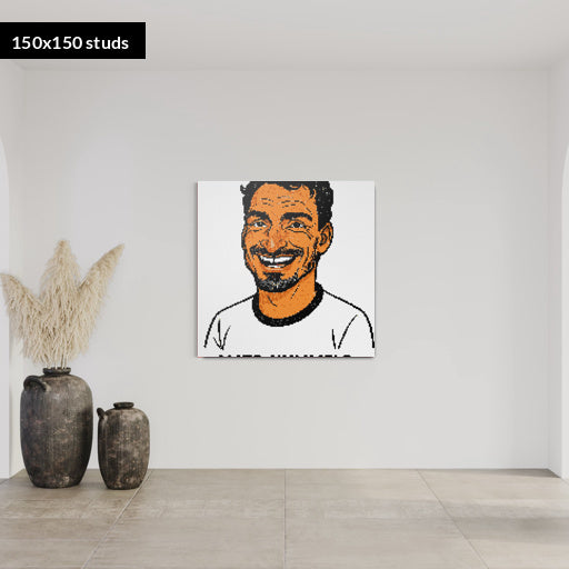 150*150studs, 120*120cm, 47,25*47,25inch