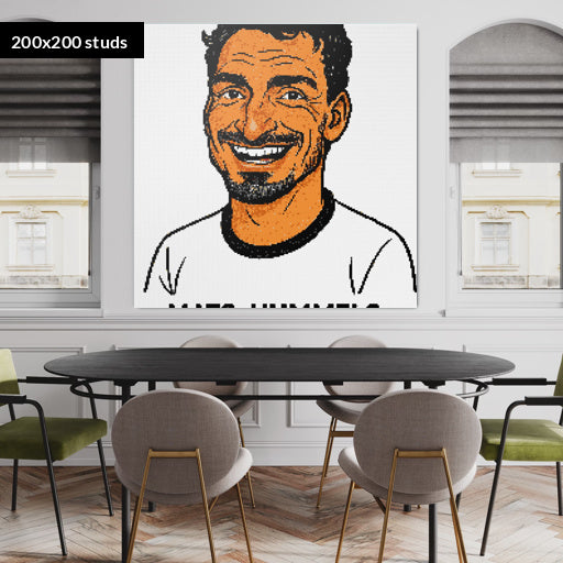 200*200studs, 160*160cm, 63*63inch