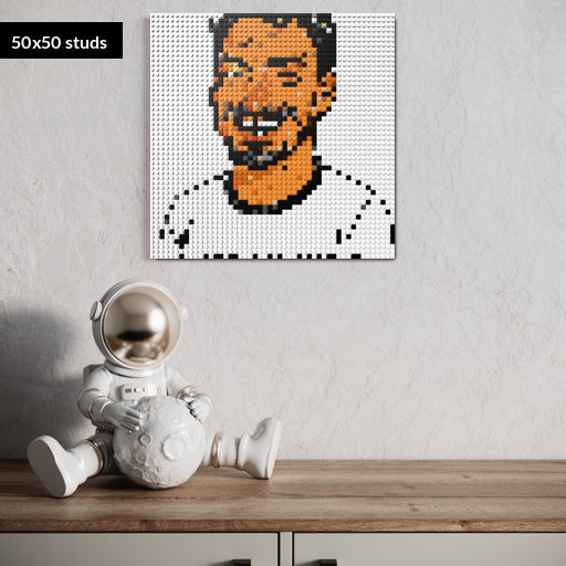 50*50studs, 40*40cm, 15,75*15,75inch