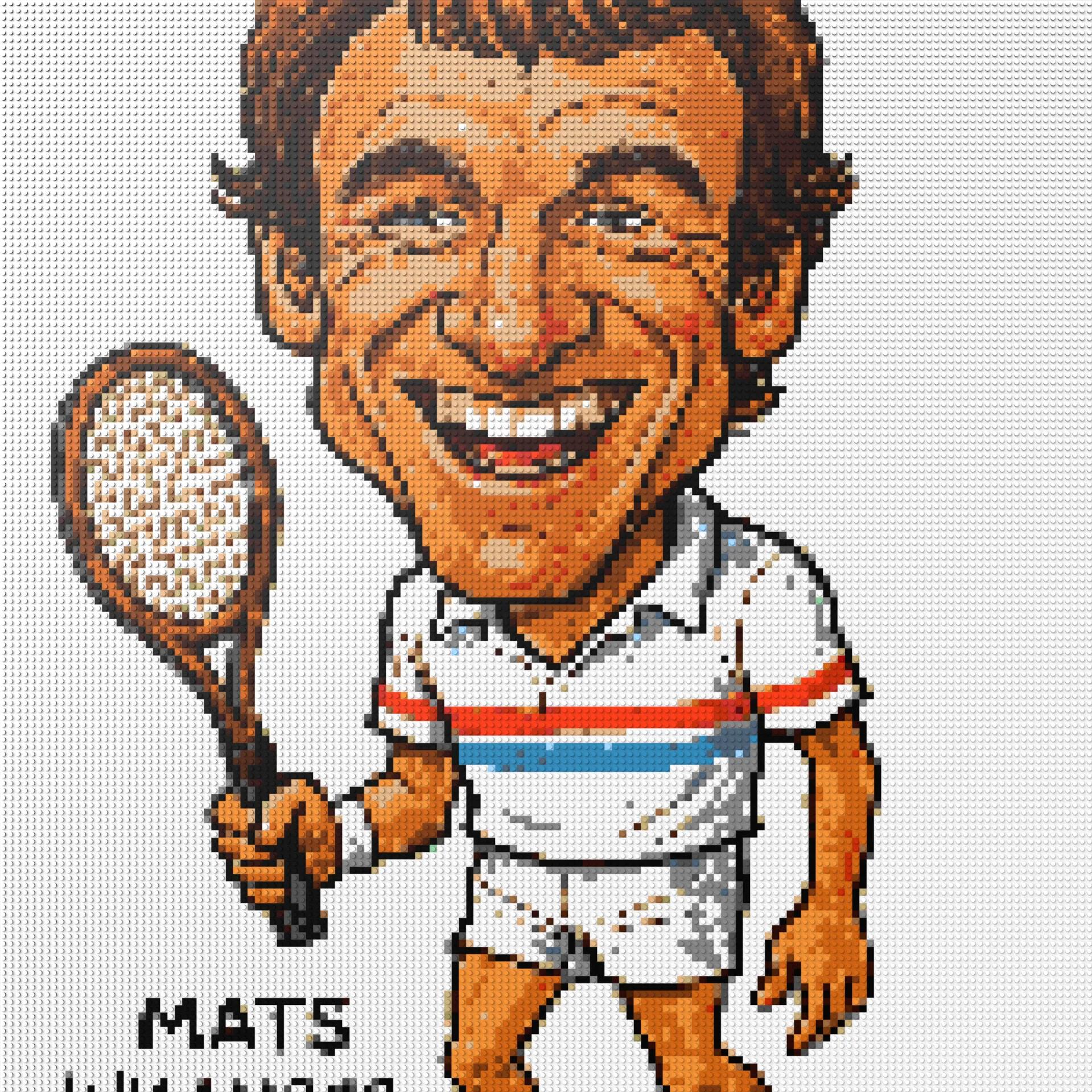 150*150studs, 120*120cm, 47,25*47,25inch