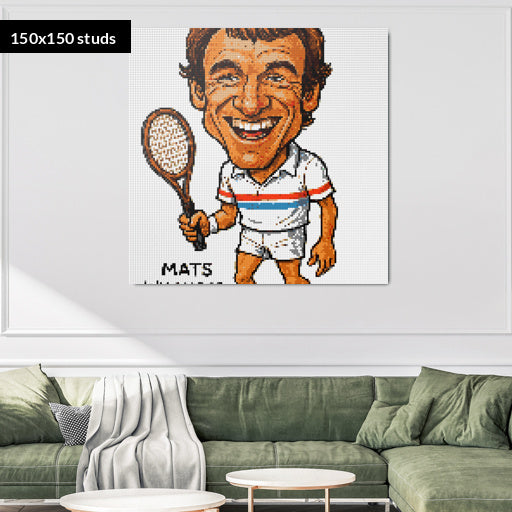 150*150studs, 120*120cm, 47,25*47,25inch