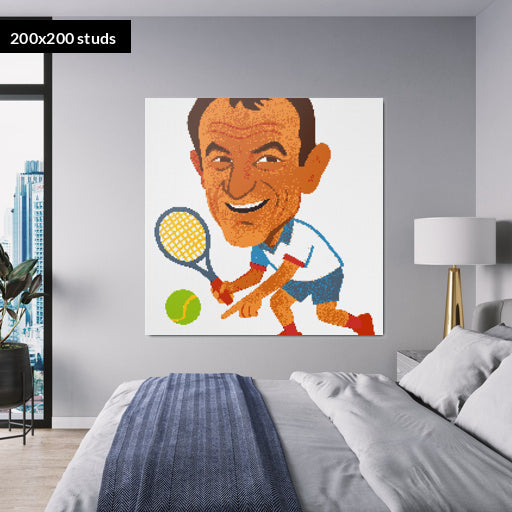 200*200studs, 160*160cm, 63*63inch