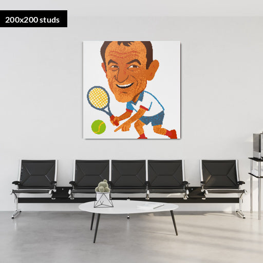 200*200studs, 160*160cm, 63*63inch