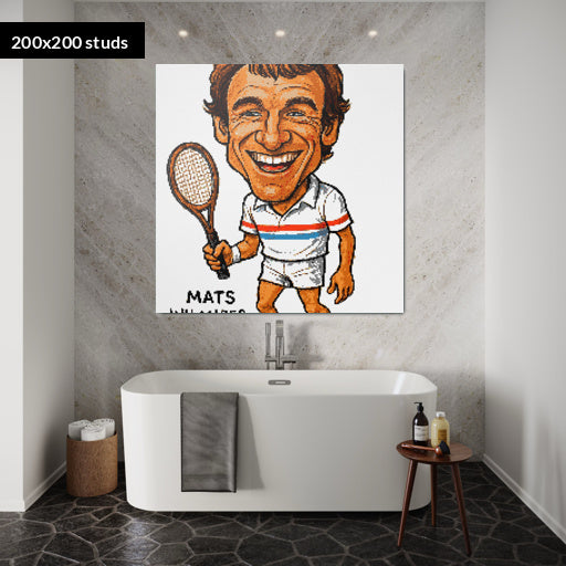 200*200studs, 160*160cm, 63*63inch