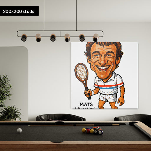 200*200studs, 160*160cm, 63*63inch