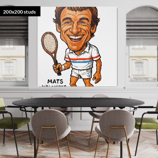 200*200studs, 160*160cm, 63*63inch