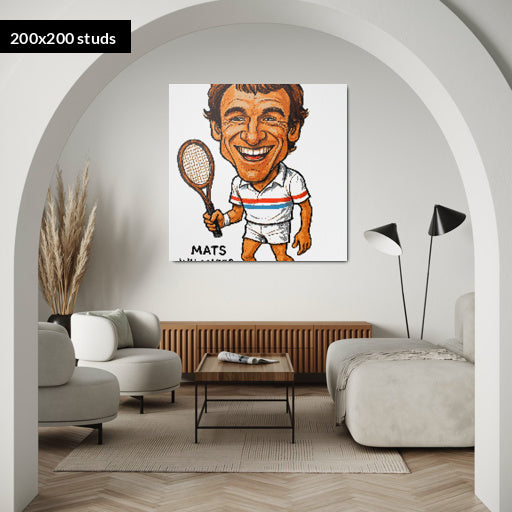 200*200studs, 160*160cm, 63*63inch