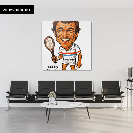 200*200studs, 160*160cm, 63*63inch