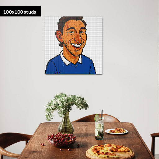 100*100studs, 80*80cm, 31,5*31,5inch