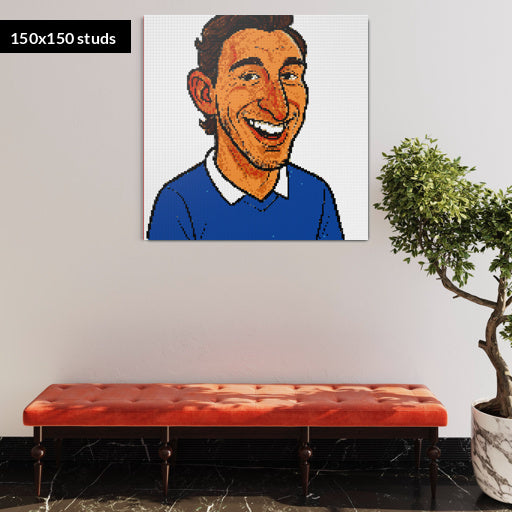 150*150studs, 120*120cm, 47,25*47,25inch