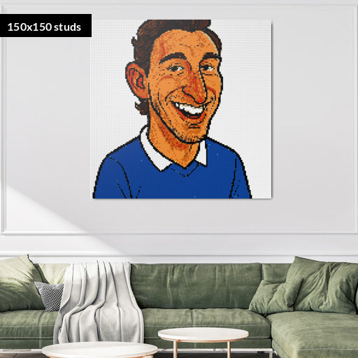 150*150studs, 120*120cm, 47,25*47,25inch