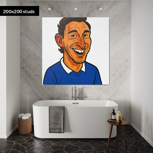 200*200studs, 160*160cm, 63*63inch