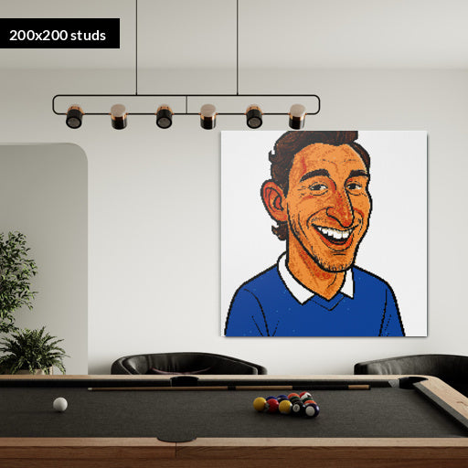 200*200studs, 160*160cm, 63*63inch