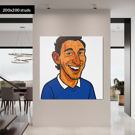 200*200studs, 160*160cm, 63*63inch