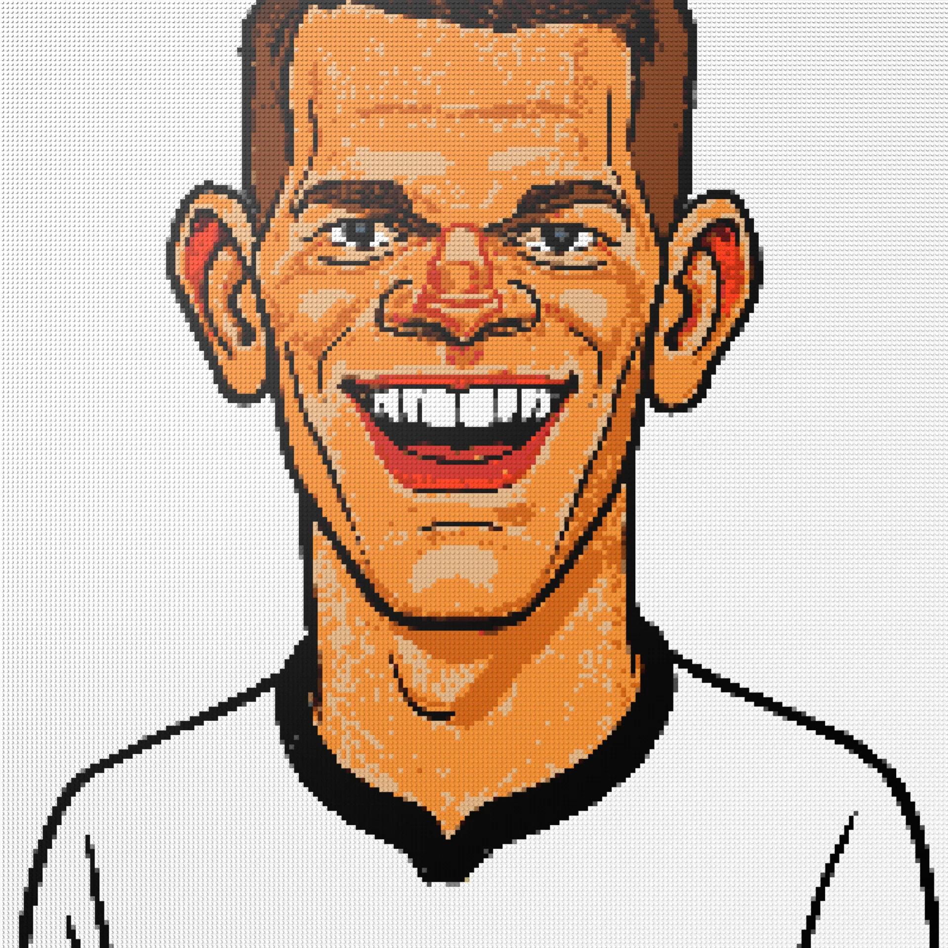 200*200studs, 160*160cm, 63*63inch