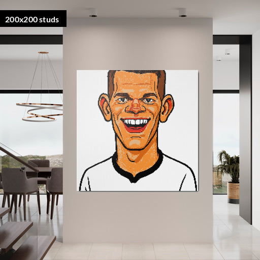 200*200studs, 160*160cm, 63*63inch