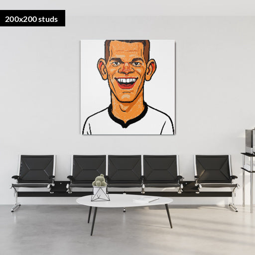 200*200studs, 160*160cm, 63*63inch