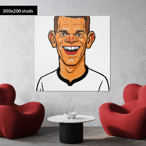 200*200studs, 160*160cm, 63*63inch