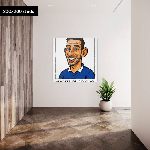 200*200studs, 160*160cm, 63*63inch