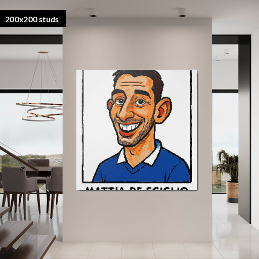 200*200studs, 160*160cm, 63*63inch