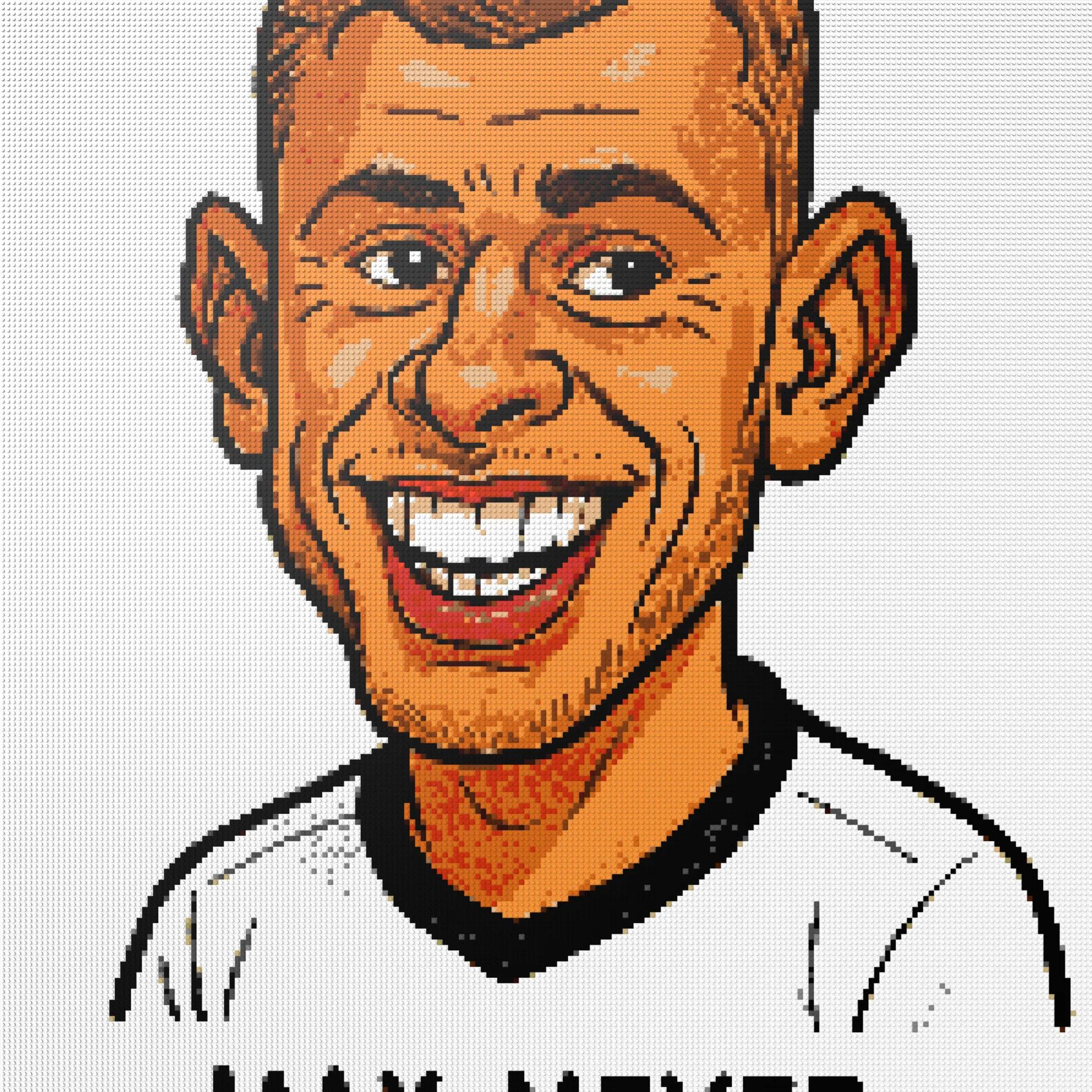 200*200studs, 160*160cm, 63*63inch