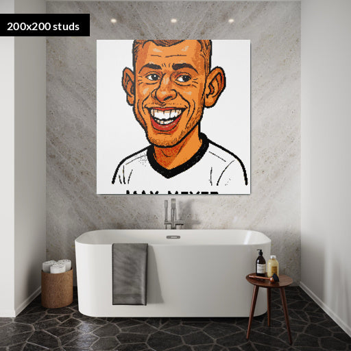 200*200studs, 160*160cm, 63*63inch