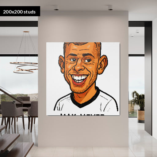 200*200studs, 160*160cm, 63*63inch