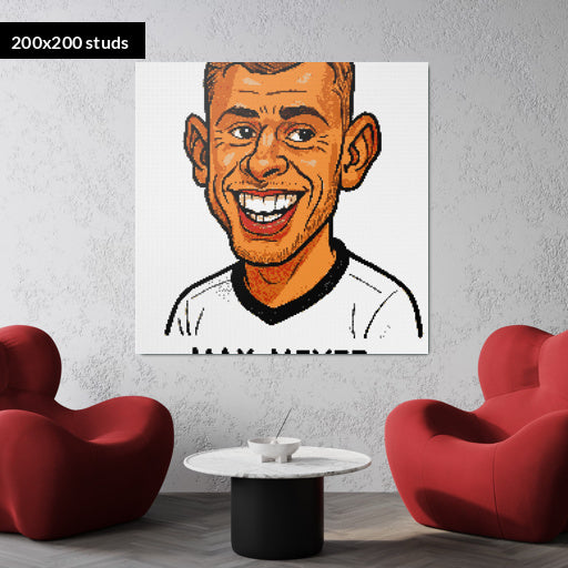 200*200studs, 160*160cm, 63*63inch