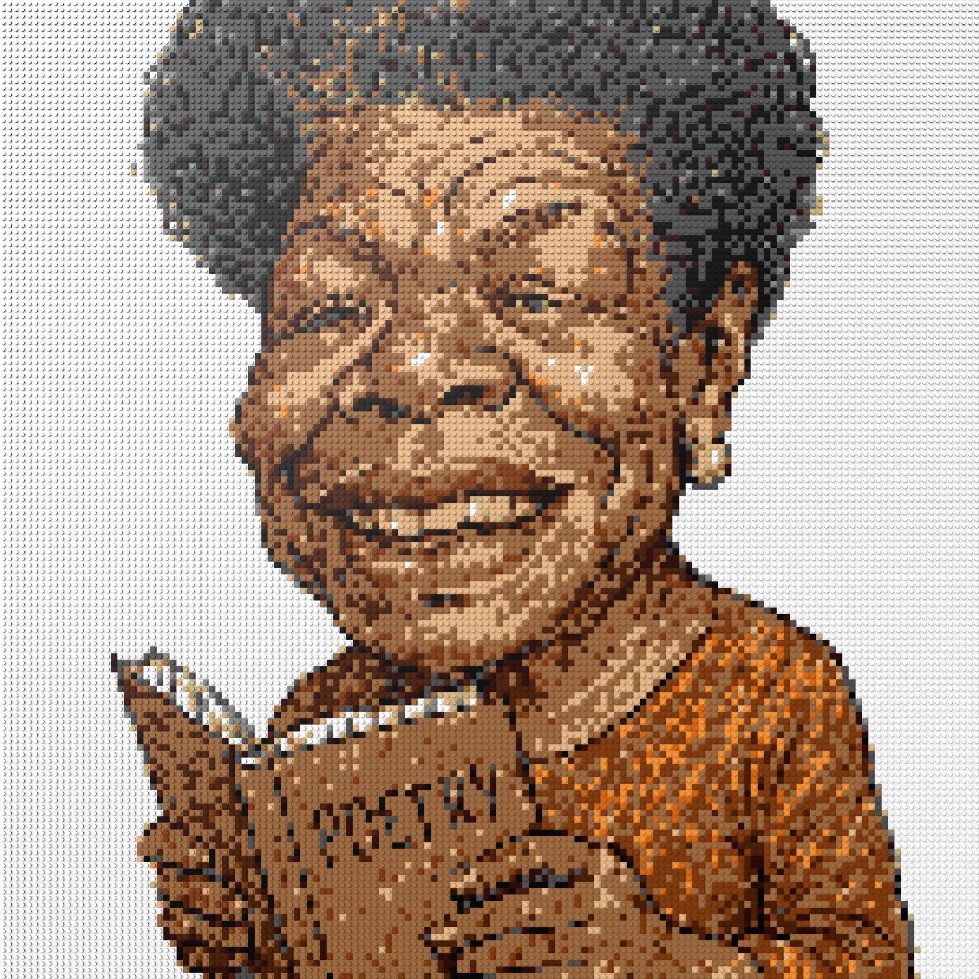 150*150studs, 120*120cm, 47,25*47,25inch