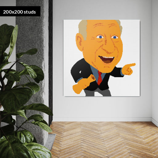 200*200studs, 160*160cm, 63*63inch