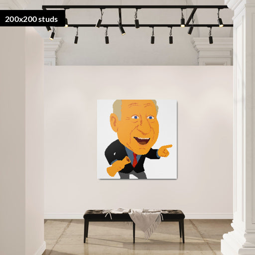 200*200studs, 160*160cm, 63*63inch