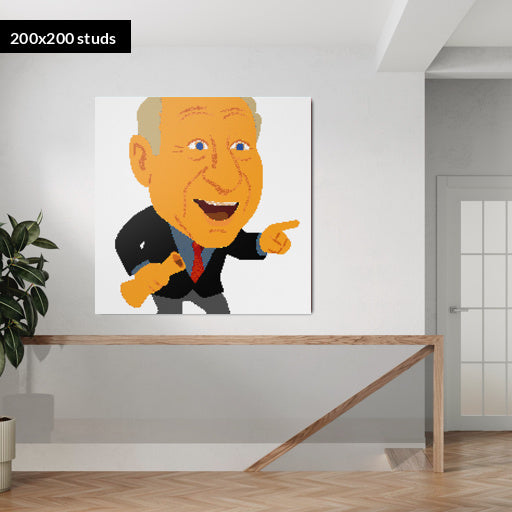 200*200studs, 160*160cm, 63*63inch