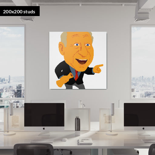 200*200studs, 160*160cm, 63*63inch