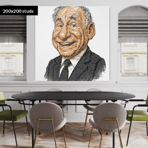 200*200studs, 160*160cm, 63*63inch