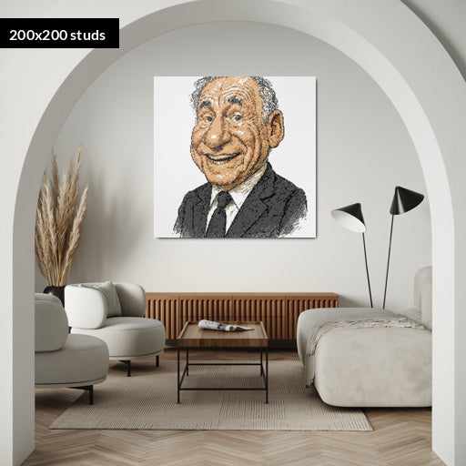 200*200studs, 160*160cm, 63*63inch