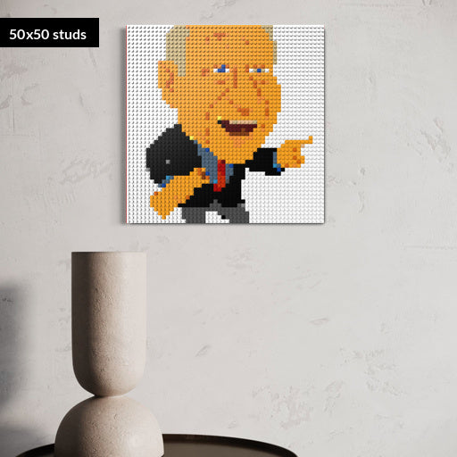 50*50studs, 40*40cm, 15,75*15,75inch
