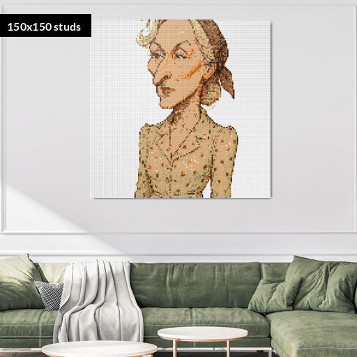 150*150studs, 120*120cm, 47,25*47,25inch