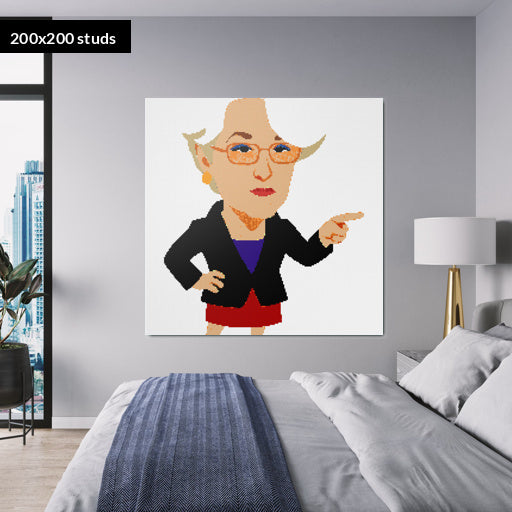 200*200studs, 160*160cm, 63*63inch