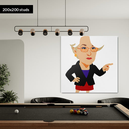 200*200studs, 160*160cm, 63*63inch