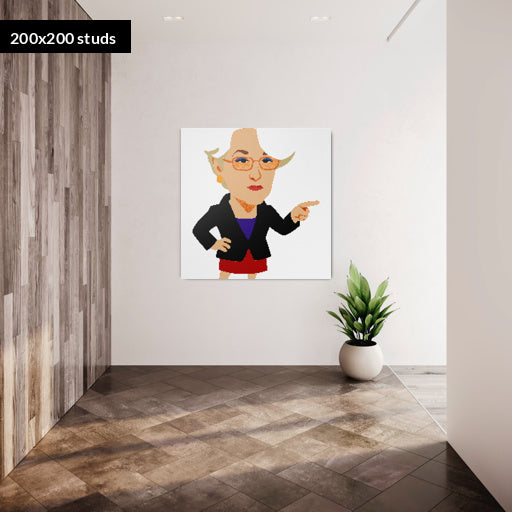200*200studs, 160*160cm, 63*63inch