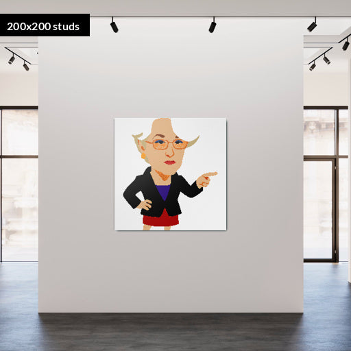 200*200studs, 160*160cm, 63*63inch