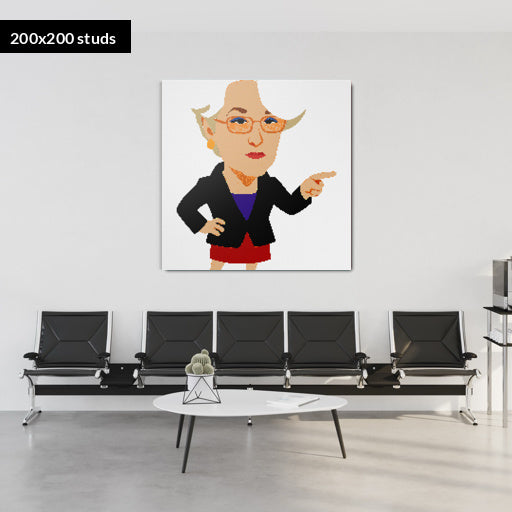 200*200studs, 160*160cm, 63*63inch