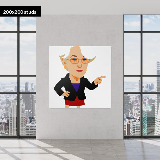 200*200studs, 160*160cm, 63*63inch