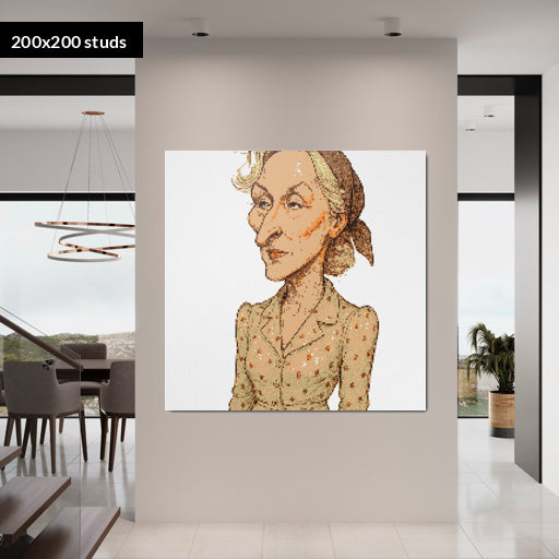 200*200studs, 160*160cm, 63*63inch