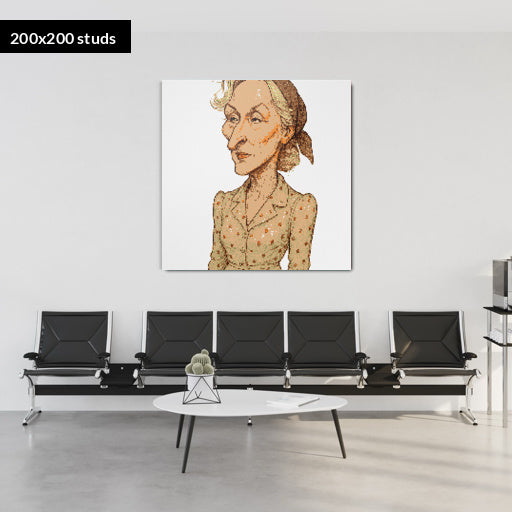 200*200studs, 160*160cm, 63*63inch