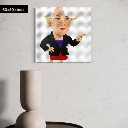 50*50studs, 40*40cm, 15,75*15,75inch