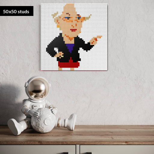 50*50studs, 40*40cm, 15,75*15,75inch